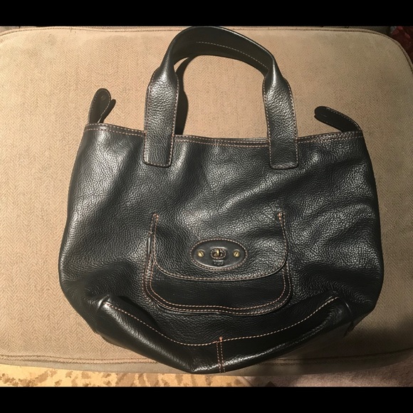 UGG Australia Tote Purse Handbag Black  . - Picture 3 of 8